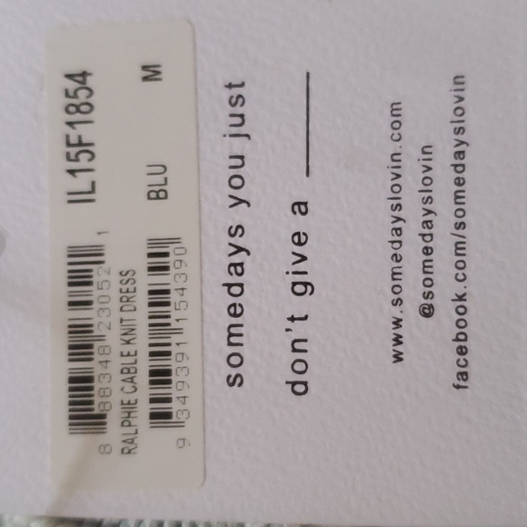 Some days lovin cable knit dress final price - Picture 8 of 11